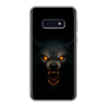 Силиконовый чехол на Samsung Galaxy S10e с принтом Волк Силиконовый чехол на Samsung Galaxy S10e с принтом Волк