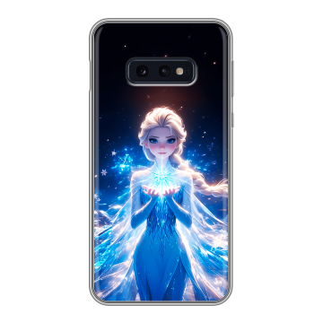 Силиконовый чехол на Samsung Galaxy S10e с принтом Холодное сердце Frozen