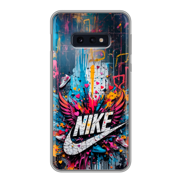 Силиконовый чехол на Samsung Galaxy S10e с принтом Nike Найк Силиконовый чехол на Samsung Galaxy S10e с принтом Nike Найк