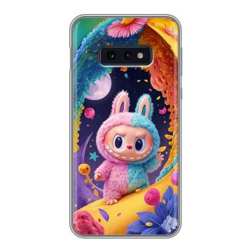 Силиконовый чехол на Samsung Galaxy S10e с принтом Labubu Лабубу Силиконовый чехол на Samsung Galaxy S10e с принтом Labubu Лабубу