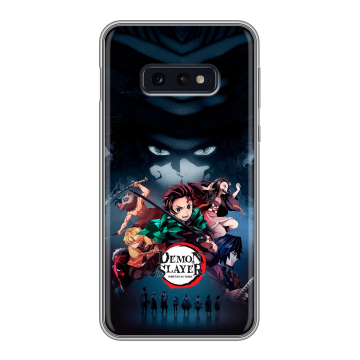 Силиконовый чехол на Samsung Galaxy S10e с принтом Demon Slayer Клинок рассекающий демонов Силиконовый чехол на Samsung Galaxy S10e с принтом Demon Slayer Клинок рассекающий демонов