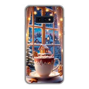 Силиконовый чехол на Samsung Galaxy S10e с принтом Новый год Силиконовый чехол на Samsung Galaxy S10e с принтом Новый год