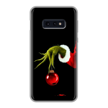 Силиконовый чехол на Samsung Galaxy S10e с принтом Новый год Гринч Силиконовый чехол на Samsung Galaxy S10e с принтом Новый год Гринч