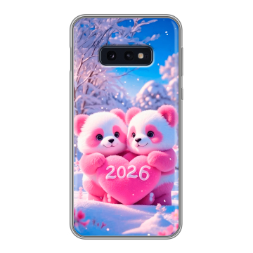 Силиконовый чехол на Samsung Galaxy S10e с принтом Новый год Силиконовый чехол на Samsung Galaxy S10e с принтом Новый год