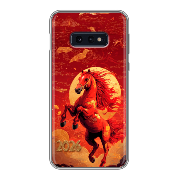 Силиконовый чехол на Samsung Galaxy S10e с принтом Новый год Силиконовый чехол на Samsung Galaxy S10e с принтом Новый год