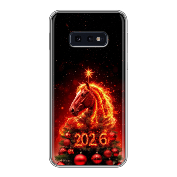 Силиконовый чехол на Samsung Galaxy S10e с принтом Новый год Силиконовый чехол на Samsung Galaxy S10e с принтом Новый год
