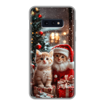 Силиконовый чехол на Samsung Galaxy S10e с принтом Новый год Силиконовый чехол на Samsung Galaxy S10e с принтом Новый год