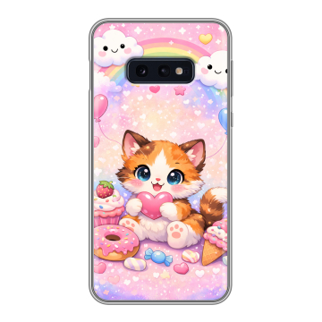 Силиконовый чехол на Samsung Galaxy S10e с принтом для девочек