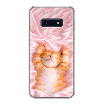 Силиконовый чехол на Samsung Galaxy S10e с принтом женский Силиконовый чехол на Samsung Galaxy S10e с принтом женский
