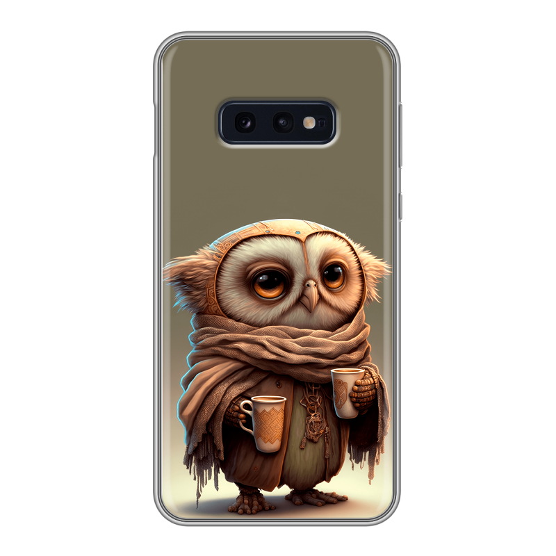 Силиконовый чехол на Samsung Galaxy S10e с принтом Сова Силиконовый чехол на Samsung Galaxy S10e с принтом Сова