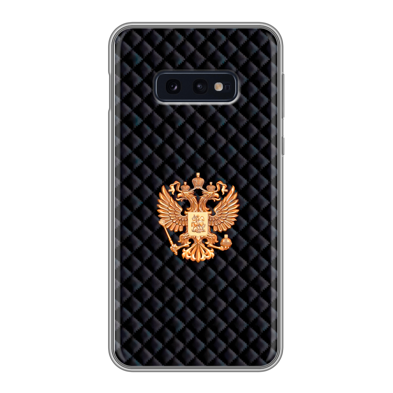 Силиконовый чехол на Samsung Galaxy S10e с принтом Герб России принт Силиконовый чехол на Samsung Galaxy S10e с принтом Герб России принт