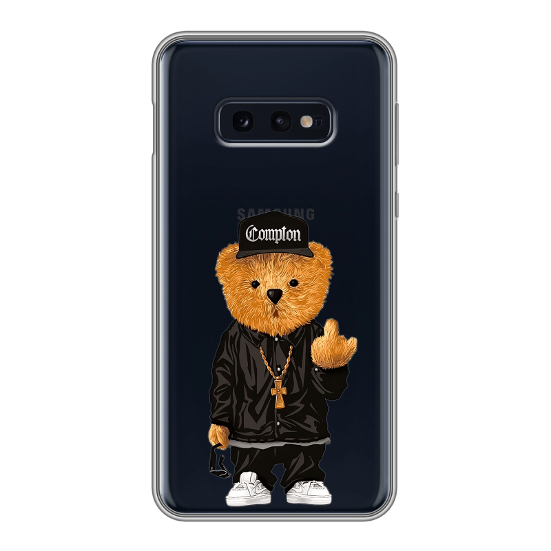 Силиконовый чехол на Samsung Galaxy S10e с принтом Мишка Силиконовый чехол на Samsung Galaxy S10e с принтом Мишка