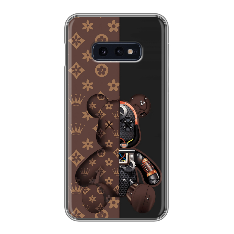 Силиконовый противоударный чехол на Samsung Galaxy S10e с принтом Луи робот Силиконовый противоударный чехол на Samsung Galaxy S10e с принтом Луи робот