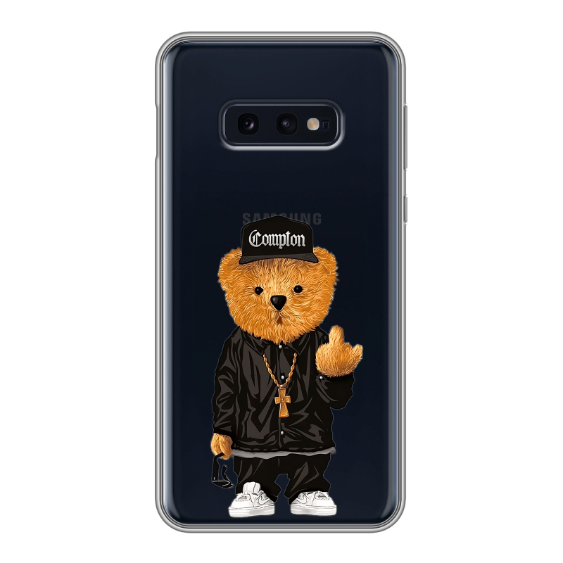 Силиконовый чехол на Samsung Galaxy S10e с принтом Плюшевый медведь Силиконовый чехол на Samsung Galaxy S10e с принтом Плюшевый медведь