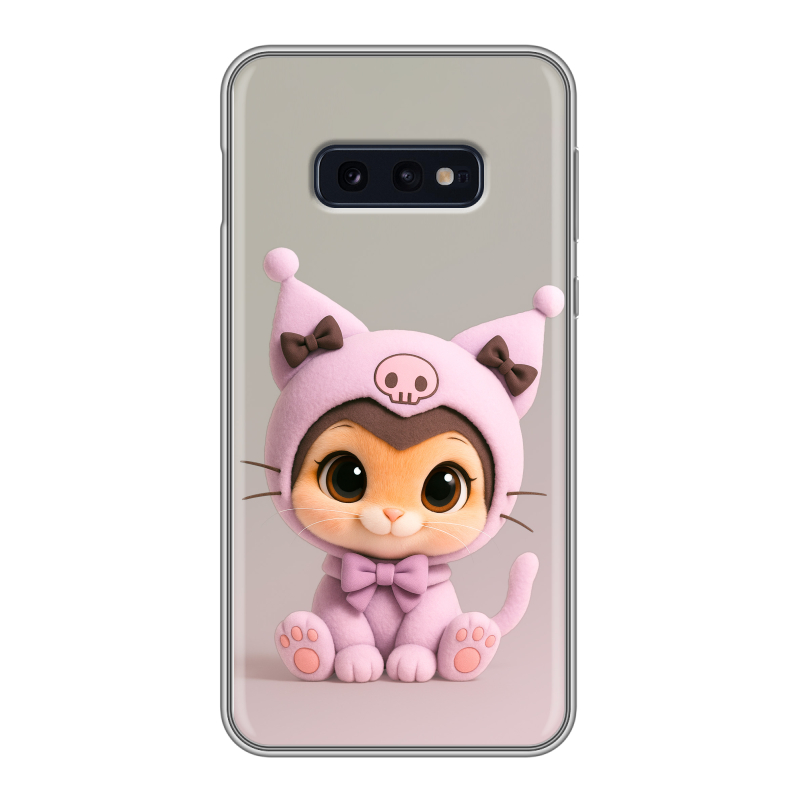 Силиконовый чехол на Samsung Galaxy S10e с принтом Куроми Kuromi Силиконовый чехол на Samsung Galaxy S10e с принтом Куроми Kuromi