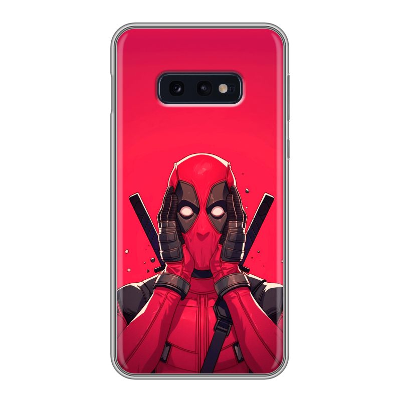 Силиконовый чехол на Samsung Galaxy S10e с принтом Дедпул Deadpool Силиконовый чехол на Samsung Galaxy S10e с принтом Дедпул Deadpool