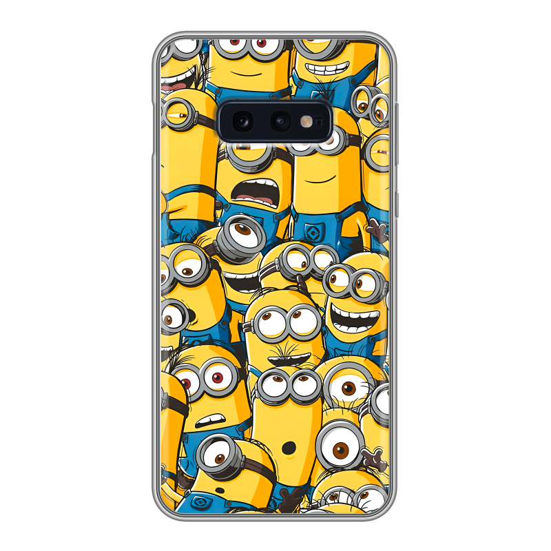 Силиконовый чехол на Samsung Galaxy S10e с принтом Миньоны Силиконовый чехол на Samsung Galaxy S10e с принтом Миньоны