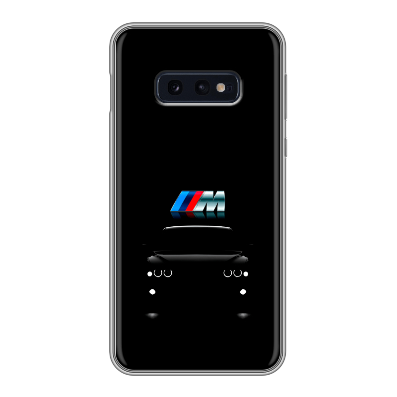 Силиконовый противоударный чехол на Samsung Galaxy S10e с принтом БМВ BMW Силиконовый противоударный чехол на Samsung Galaxy S10e с принтом БМВ BMW