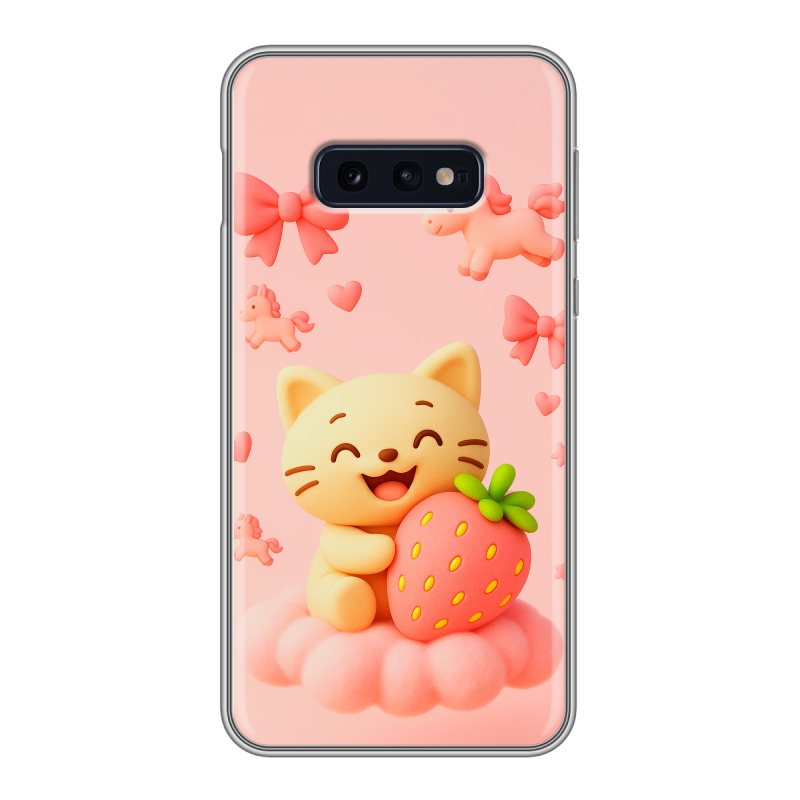 Силиконовый чехол на Samsung Galaxy S10e с принтом для девочек Силиконовый чехол на Samsung Galaxy S10e с принтом для девочек