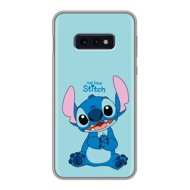 Силиконовый чехол на Samsung Galaxy S10e с принтом Лило и Стич Силиконовый чехол на Samsung Galaxy S10e с принтом Лило и Стич