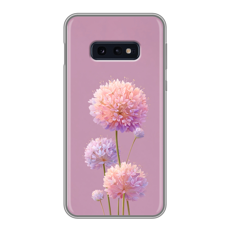 Силиконовый чехол на Samsung Galaxy S10e с принтом Цветы Силиконовый чехол на Samsung Galaxy S10e с принтом Цветы