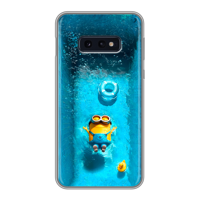 Силиконовый чехол на Samsung Galaxy S10e с принтом Миньоны Силиконовый чехол на Samsung Galaxy S10e с принтом Миньоны