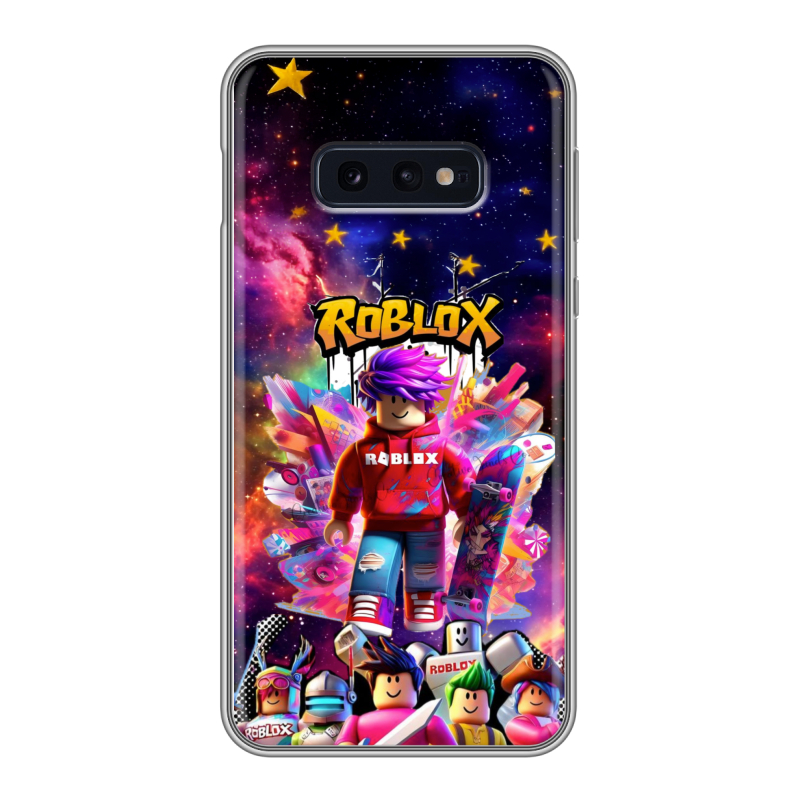 Силиконовый чехол на Samsung Galaxy S10e с принтом Roblox Роблокс Силиконовый чехол на Samsung Galaxy S10e с принтом Roblox Роблокс