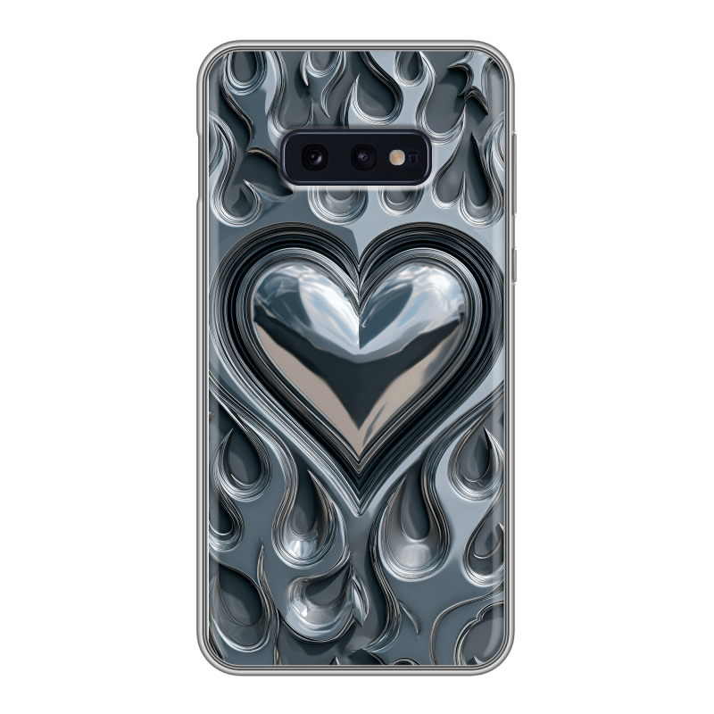 Силиконовый противоударный чехол на Samsung Galaxy S10e с принтом Y2K Силиконовый противоударный чехол на Samsung Galaxy S10e с принтом Y2K