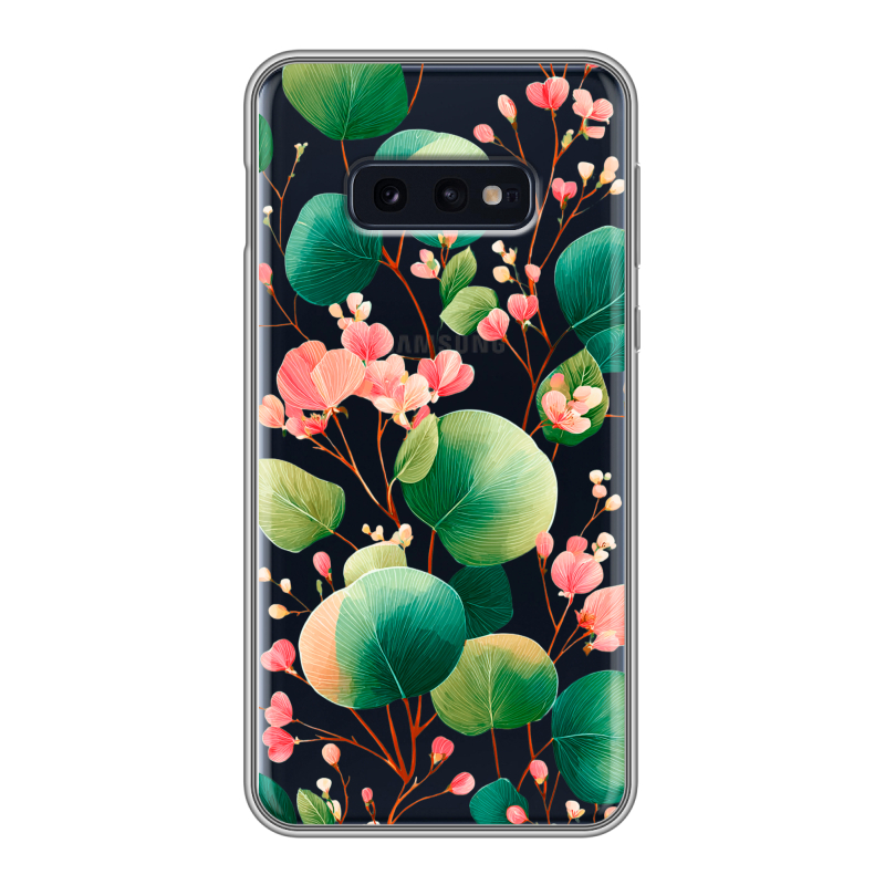 Силиконовый чехол на Samsung Galaxy S10e с принтом женский Силиконовый чехол на Samsung Galaxy S10e с принтом женский