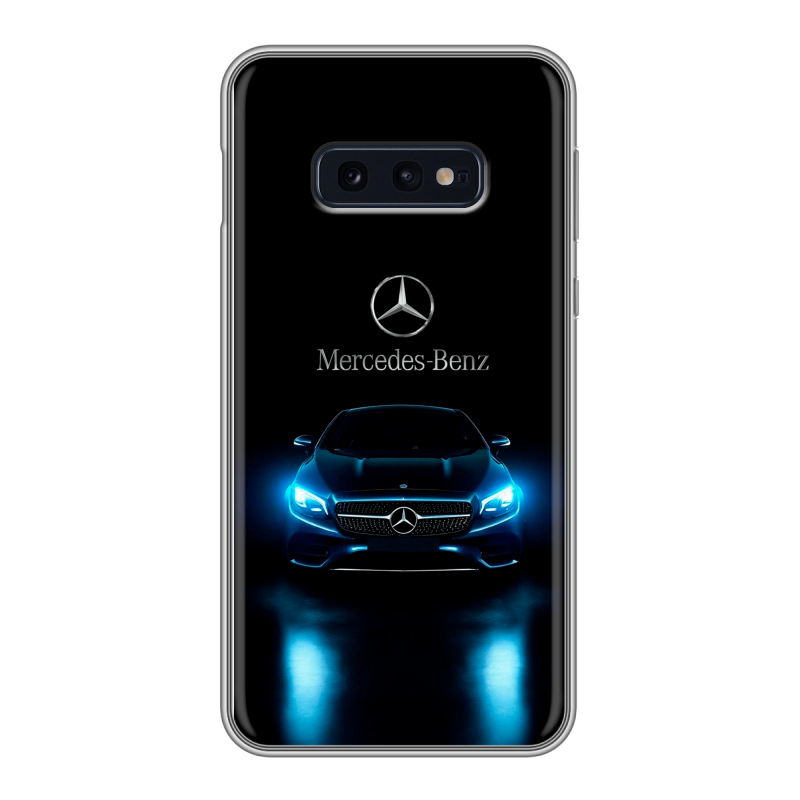 Силиконовый чехол на Samsung Galaxy S10e с принтом Mercedes Мерседес Силиконовый чехол на Samsung Galaxy S10e с принтом Mercedes Мерседес