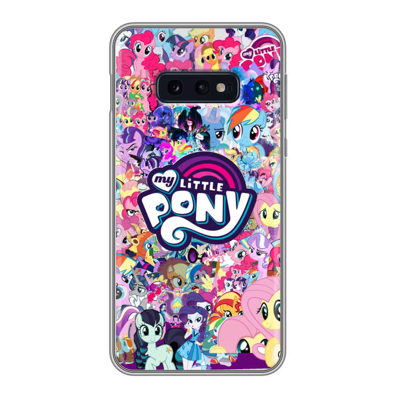 Силиконовый чехол на Samsung Galaxy S10e с принтом My little pony Дружба чудо Силиконовый чехол на Samsung Galaxy S10e с принтом My little pony Дружба чудо