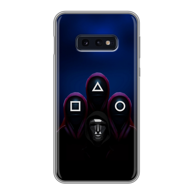 Силиконовый чехол на Samsung Galaxy S10e с принтом Игра Кальмара Силиконовый чехол на Samsung Galaxy S10e с принтом Игра Кальмара