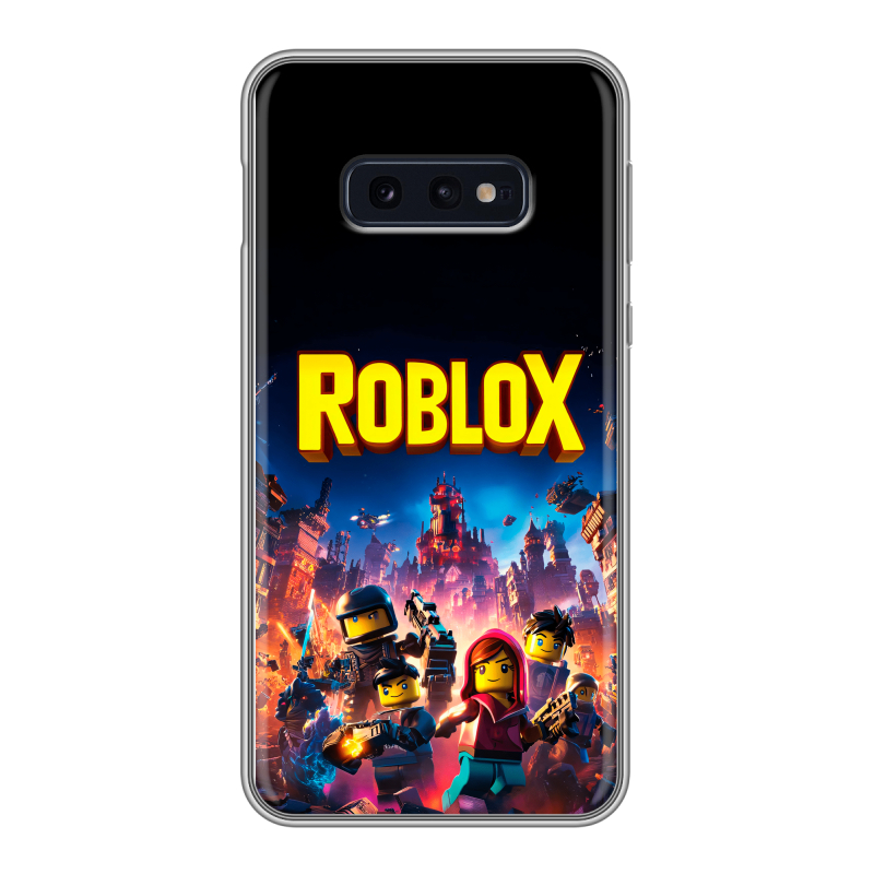 Силиконовый чехол на Samsung Galaxy S10e с принтом Roblox Роблокс Силиконовый чехол на Samsung Galaxy S10e с принтом Roblox Роблокс