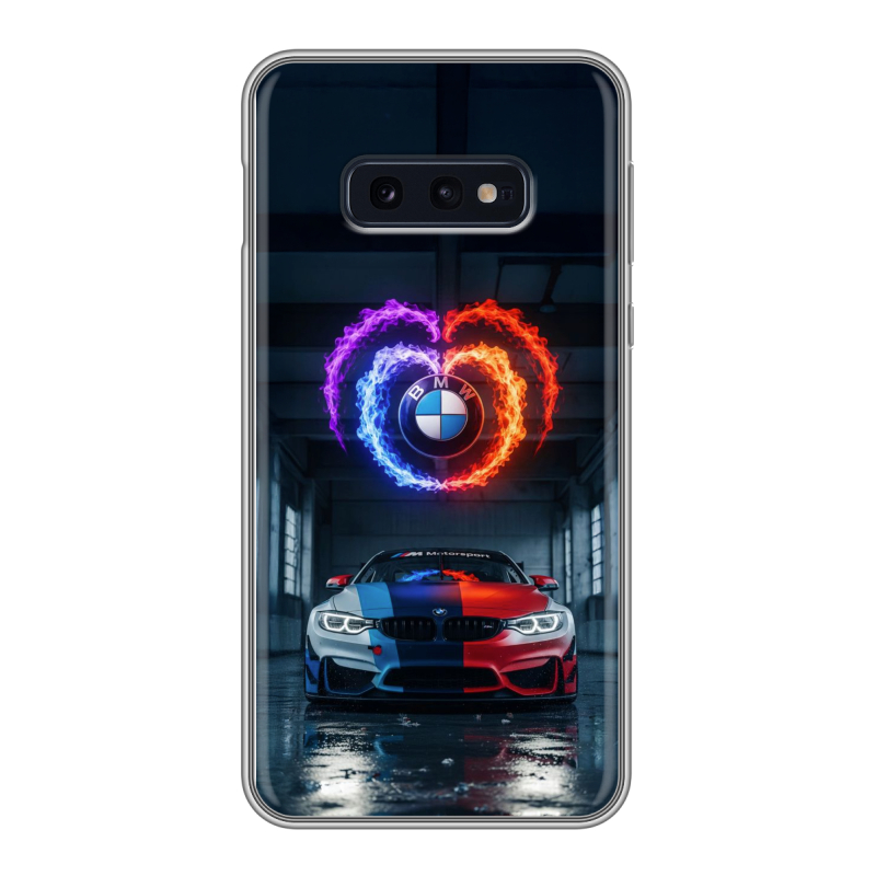 Силиконовый чехол на Samsung Galaxy S10e с принтом BMW БМВ Силиконовый чехол на Samsung Galaxy S10e с принтом BMW БМВ