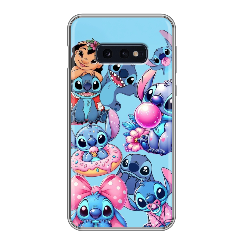 Силиконовый чехол на Samsung Galaxy S10e с принтом Лило и Стич Силиконовый чехол на Samsung Galaxy S10e с принтом Лило и Стич