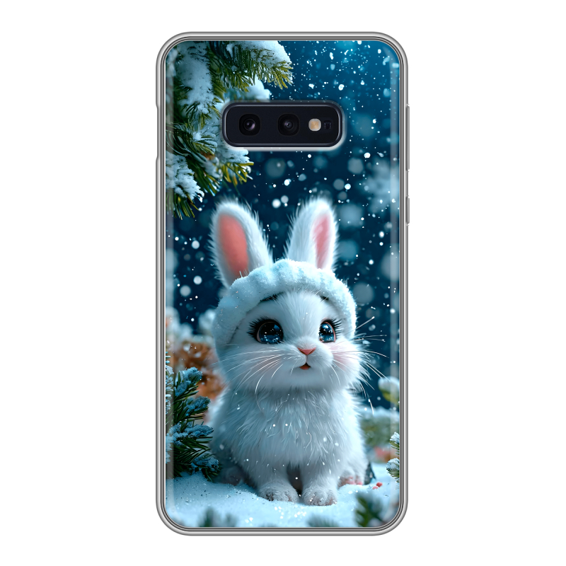 Силиконовый чехол на Samsung Galaxy S10e с принтом Новый год Силиконовый чехол на Samsung Galaxy S10e с принтом Новый год