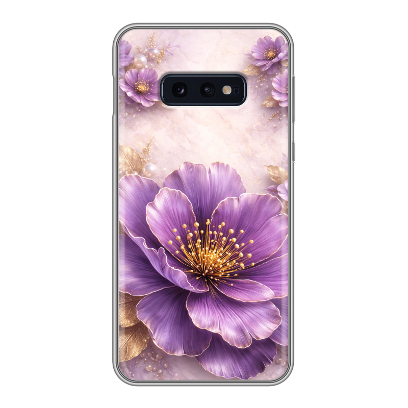 Силиконовый противоударный чехол на Samsung Galaxy S10e с принтом женский Силиконовый противоударный чехол на Samsung Galaxy S10e с принтом женский