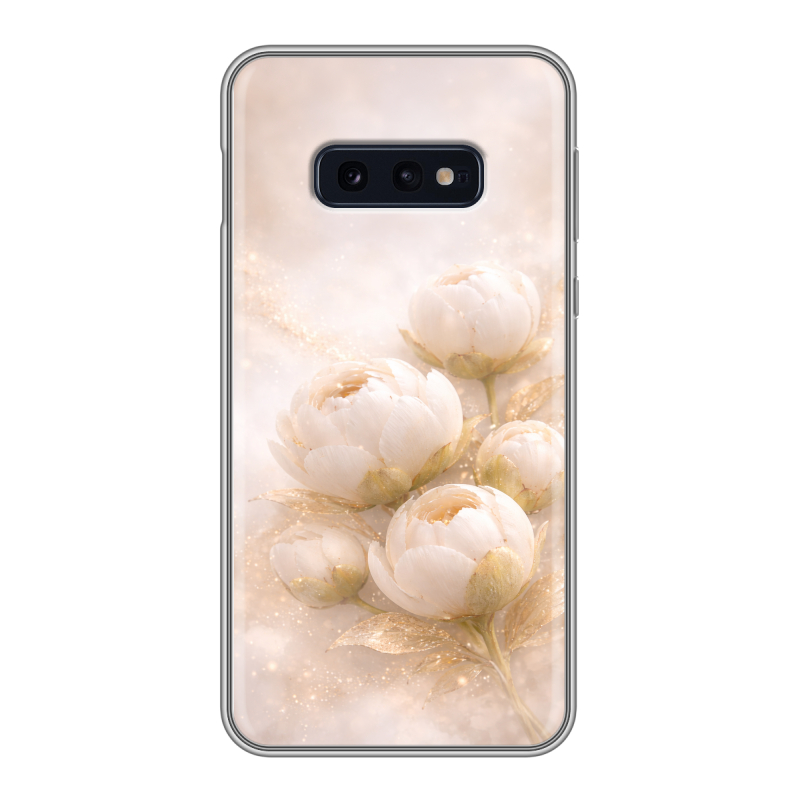 Силиконовый противоударный чехол на Samsung Galaxy S10e с принтом женский Силиконовый противоударный чехол на Samsung Galaxy S10e с принтом женский