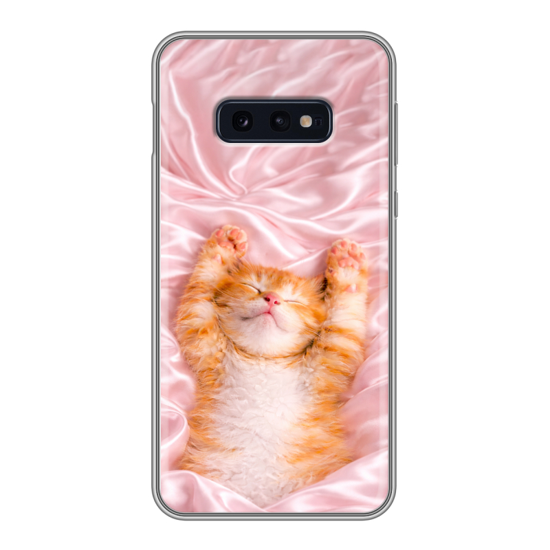 Силиконовый чехол на Samsung Galaxy S10e с принтом женский Силиконовый чехол на Samsung Galaxy S10e с принтом женский