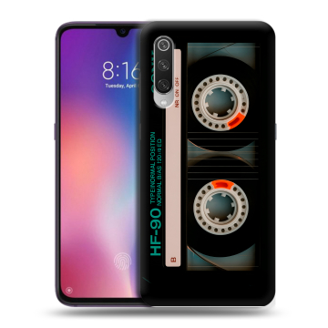 Силиконовый противоударный чехол на Xiaomi Mi9 с принтом Кассета