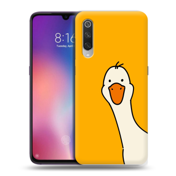 Силиконовый противоударный чехол на Xiaomi Mi9 с принтом Утка Силиконовый противоударный чехол на Xiaomi Mi9 с принтом Утка
