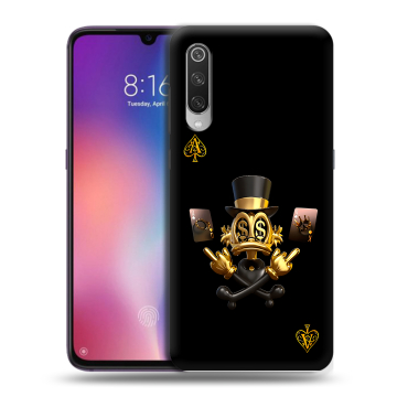Силиконовый противоударный чехол на Xiaomi Mi9 с принтом Золотой скрудж макдак Силиконовый противоударный чехол на Xiaomi Mi9 с принтом Золотой скрудж макдак