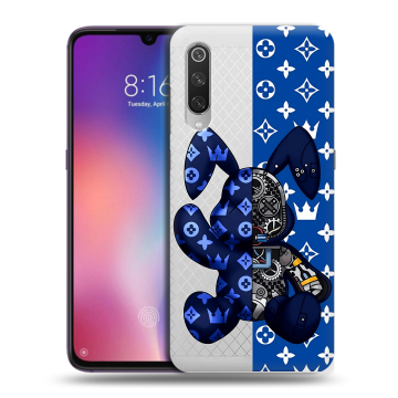 Силиконовый противоударный чехол на Xiaomi Mi9 с принтом Луи робот Силиконовый противоударный чехол на Xiaomi Mi9 с принтом Луи робот