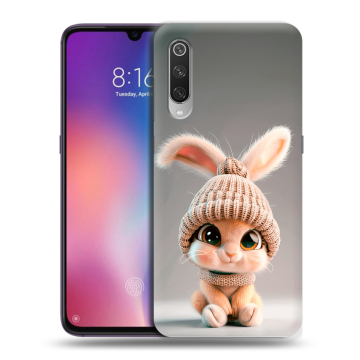 Силиконовый противоударный чехол на Xiaomi Mi9 с принтом Кролик