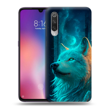 Силиконовый противоударный чехол на Xiaomi Mi9 с принтом бабочки саккура Силиконовый противоударный чехол на Xiaomi Mi9 с принтом бабочки саккура