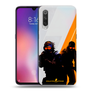 Силиконовый противоударный чехол на Xiaomi Mi9 с принтом Контер страйк Counter strike Силиконовый противоударный чехол на Xiaomi Mi9 с принтом Контер страйк Counter strike