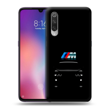 Силиконовый противоударный чехол на Xiaomi Mi9 с принтом БМВ BMW