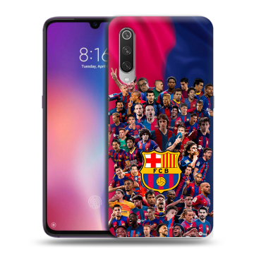 Силиконовый противоударный чехол на Xiaomi Mi9 с принтом Барселона Barcelona Силиконовый противоударный чехол на Xiaomi Mi9 с принтом Барселона Barcelona