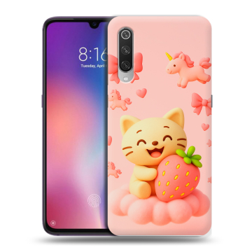 Силиконовый противоударный чехол на Xiaomi Mi9 с принтом для девочек Силиконовый противоударный чехол на Xiaomi Mi9 с принтом для девочек