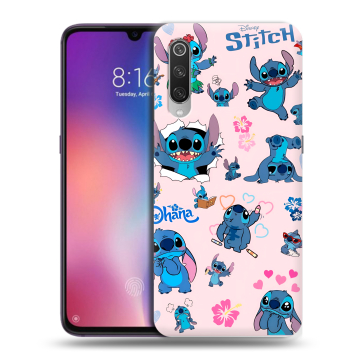 Силиконовый противоударный чехол на Xiaomi Mi9 с принтом Лило и Стич